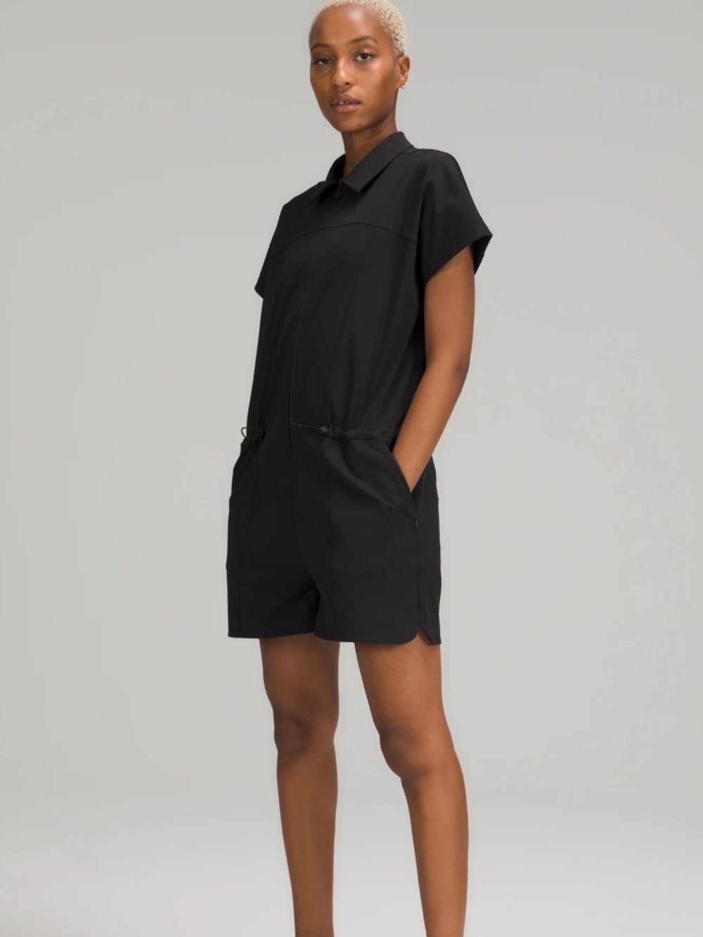 Lululemon Stretch Rib Pocketed Romper In Green